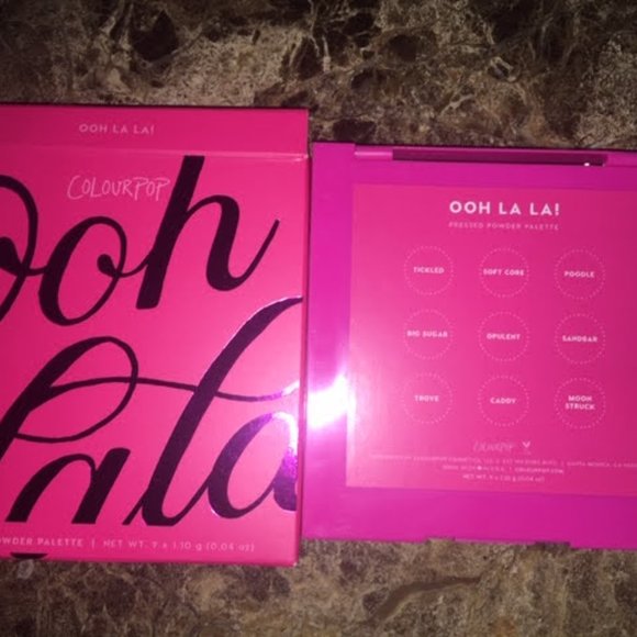 🔥2/$30🔥*NEW* ColourPop OOH LA LA! Pink Champagne Eyeshadow Palette - Picture 5 of 10